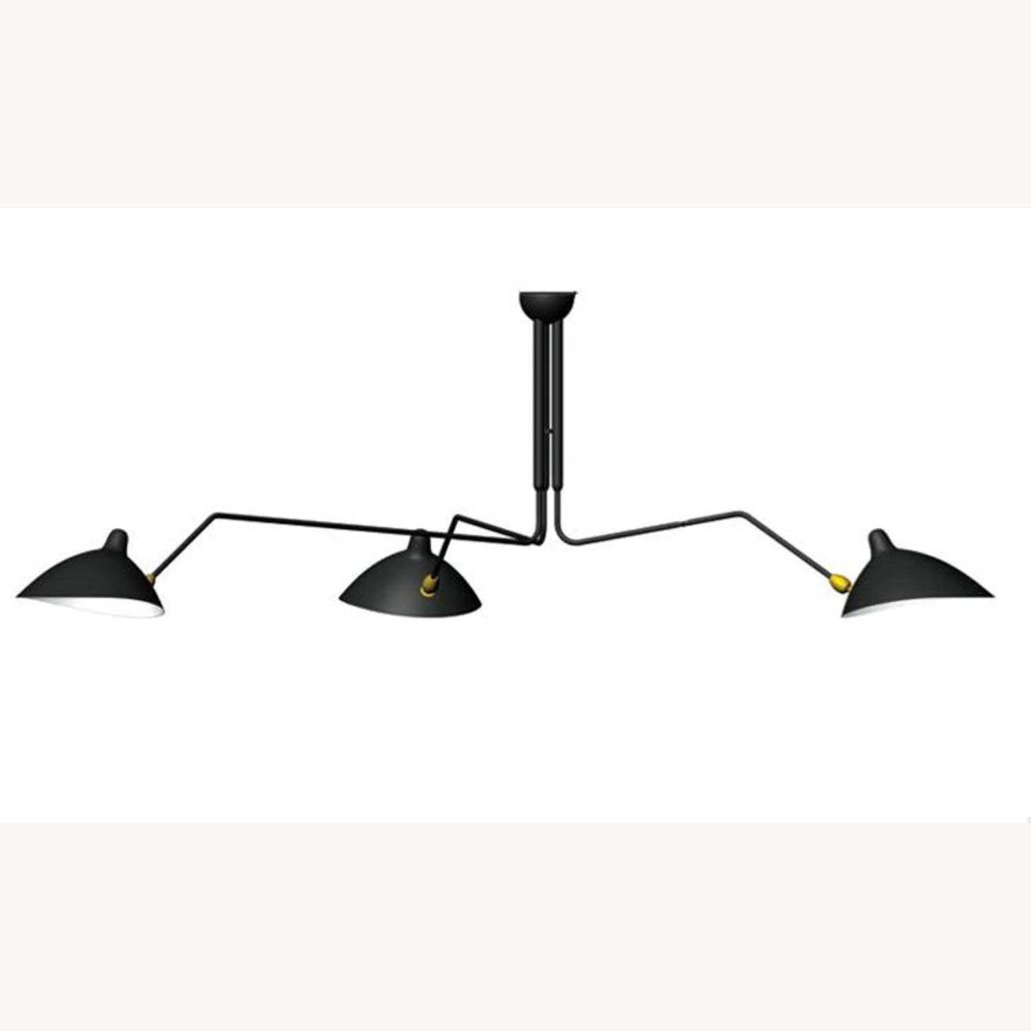 Design Within Reach Serge Mouille 3-Arm Ceiling Fixture - image-1