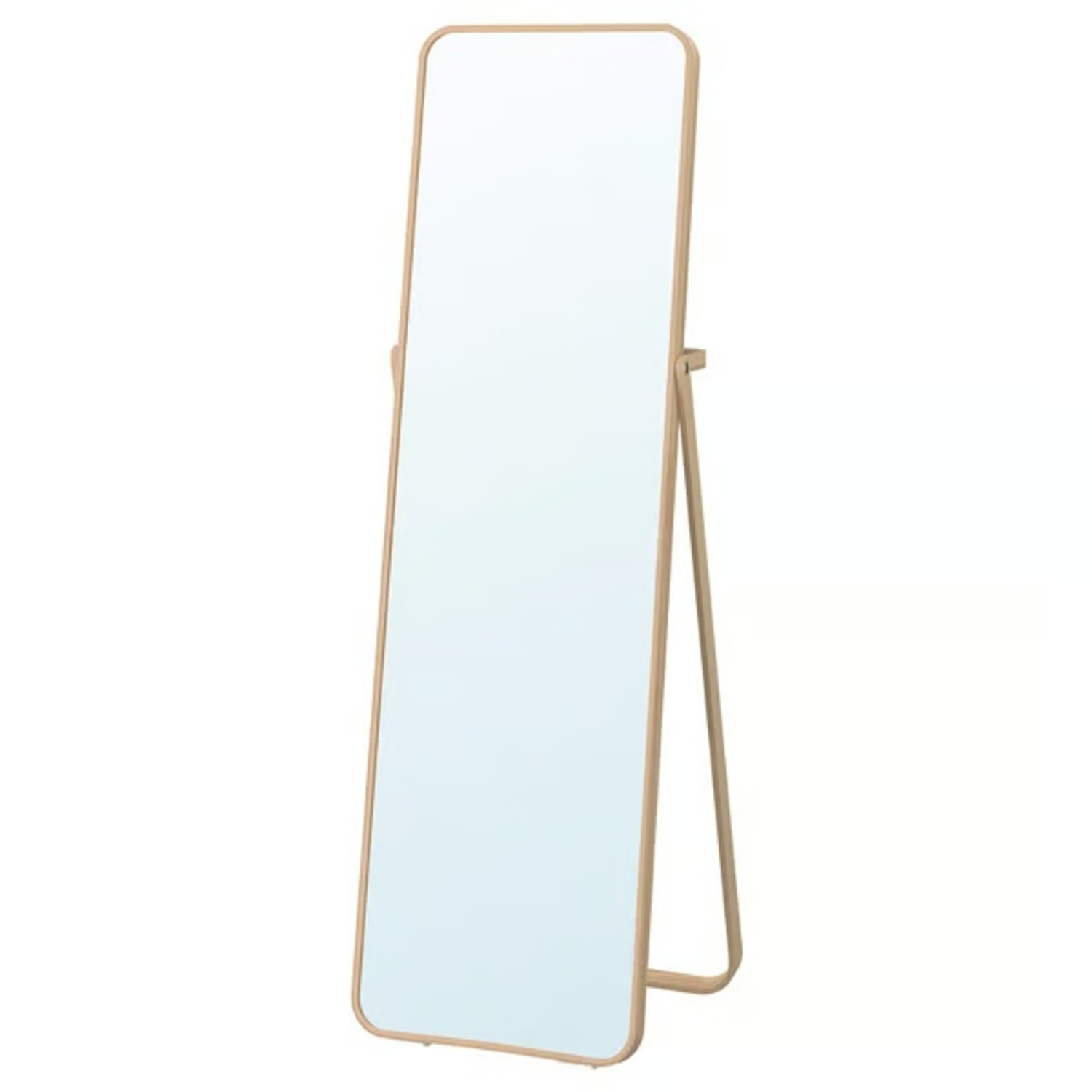IKEA Natural Wood Floor Mirror - image-3