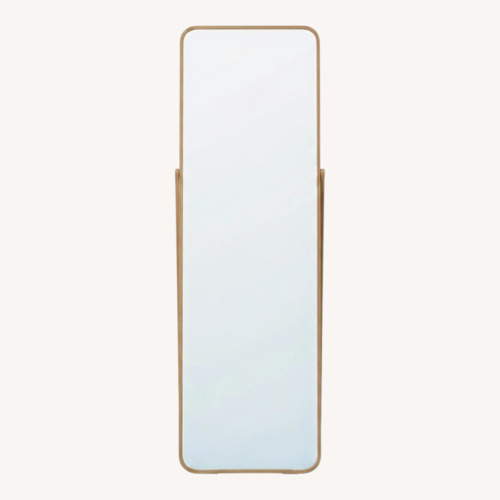 Used IKEA Natural Wood Floor Mirror for sale on AptDeco