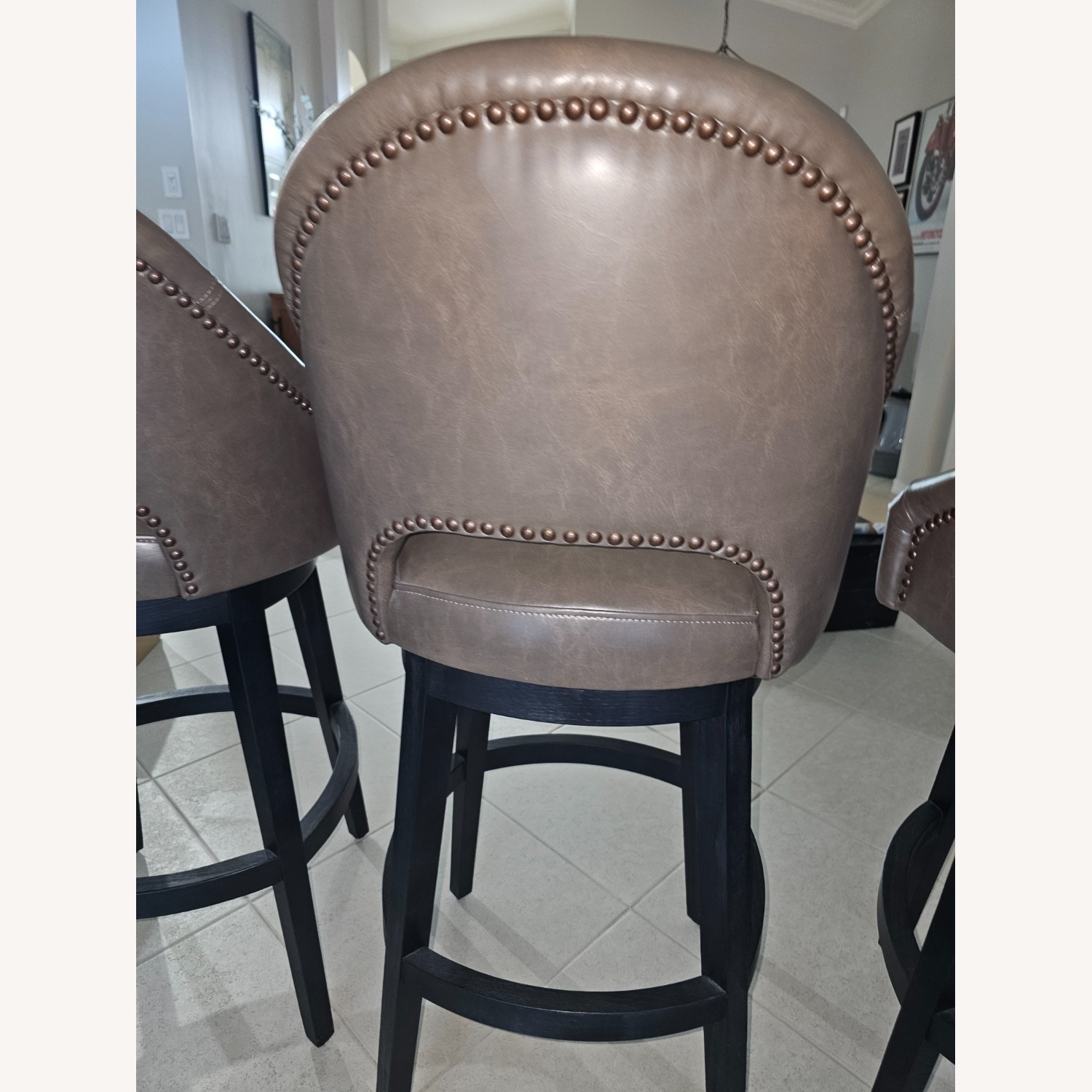 Grandin Road Lusso Swivel Bar Stools 3 - image-5
