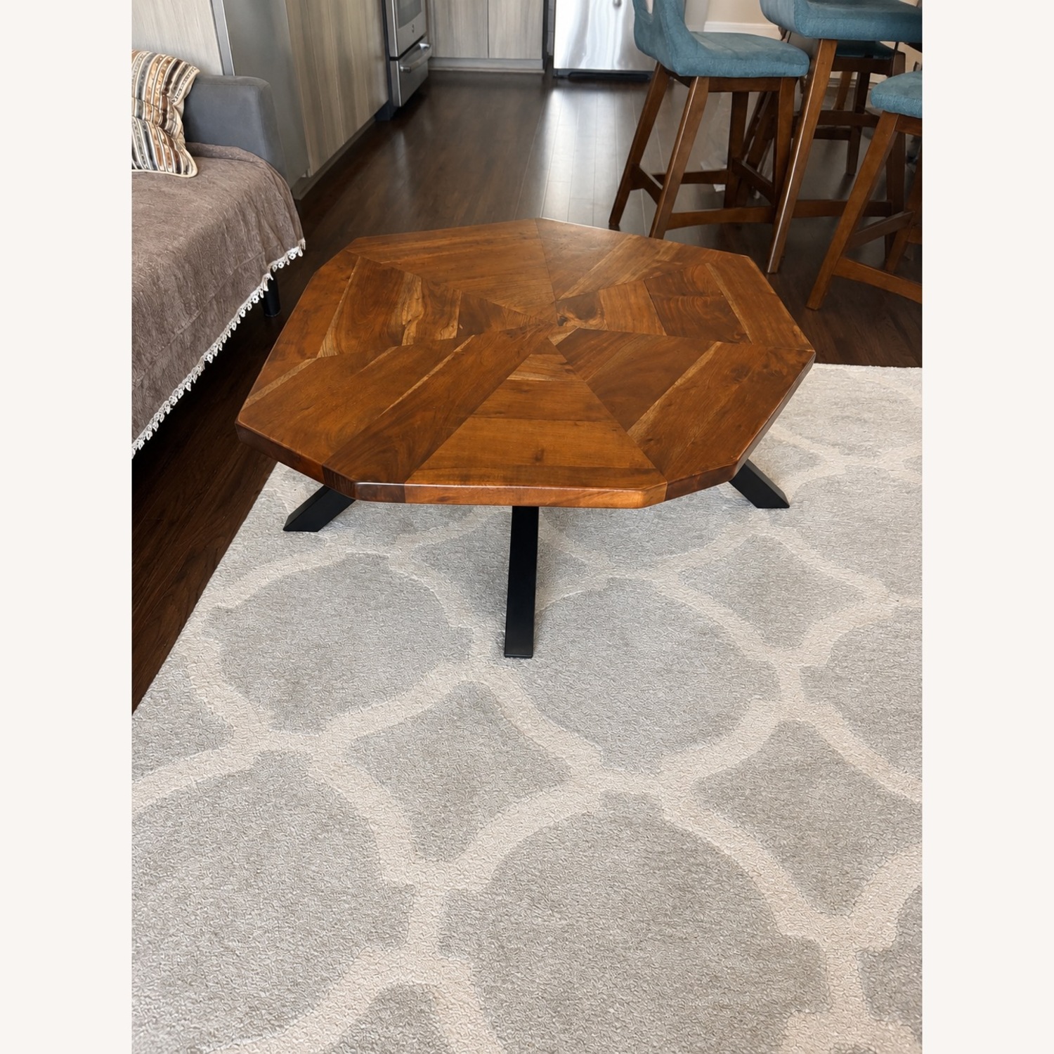 Ashley Haileeton Solid Acacia Wood Coffee Table - image-2