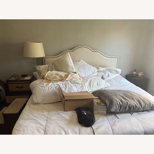 Used Pottery Barn King Bed for sale on AptDeco