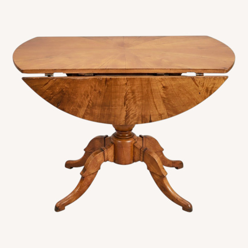 Used Vintage/Antique Dark Brown Side Table for sale on AptDeco