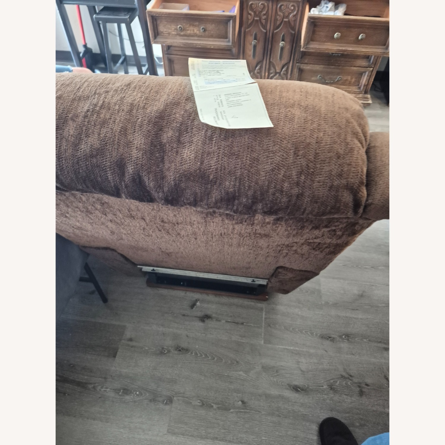 La-Z-Boy Dark Brown Fabric Recliner - image-2