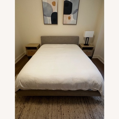 Used Article Tessu Queen Bed Taupe for sale on AptDeco