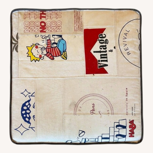Used SUAY LA Recycled Tote Bag Ottoman for sale on AptDeco