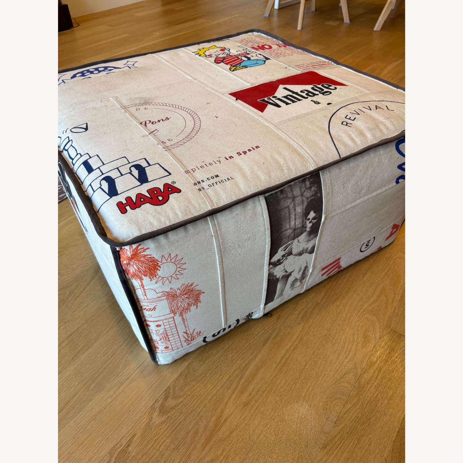 SUAY LA Recycled Tote Bag Ottoman - image-1