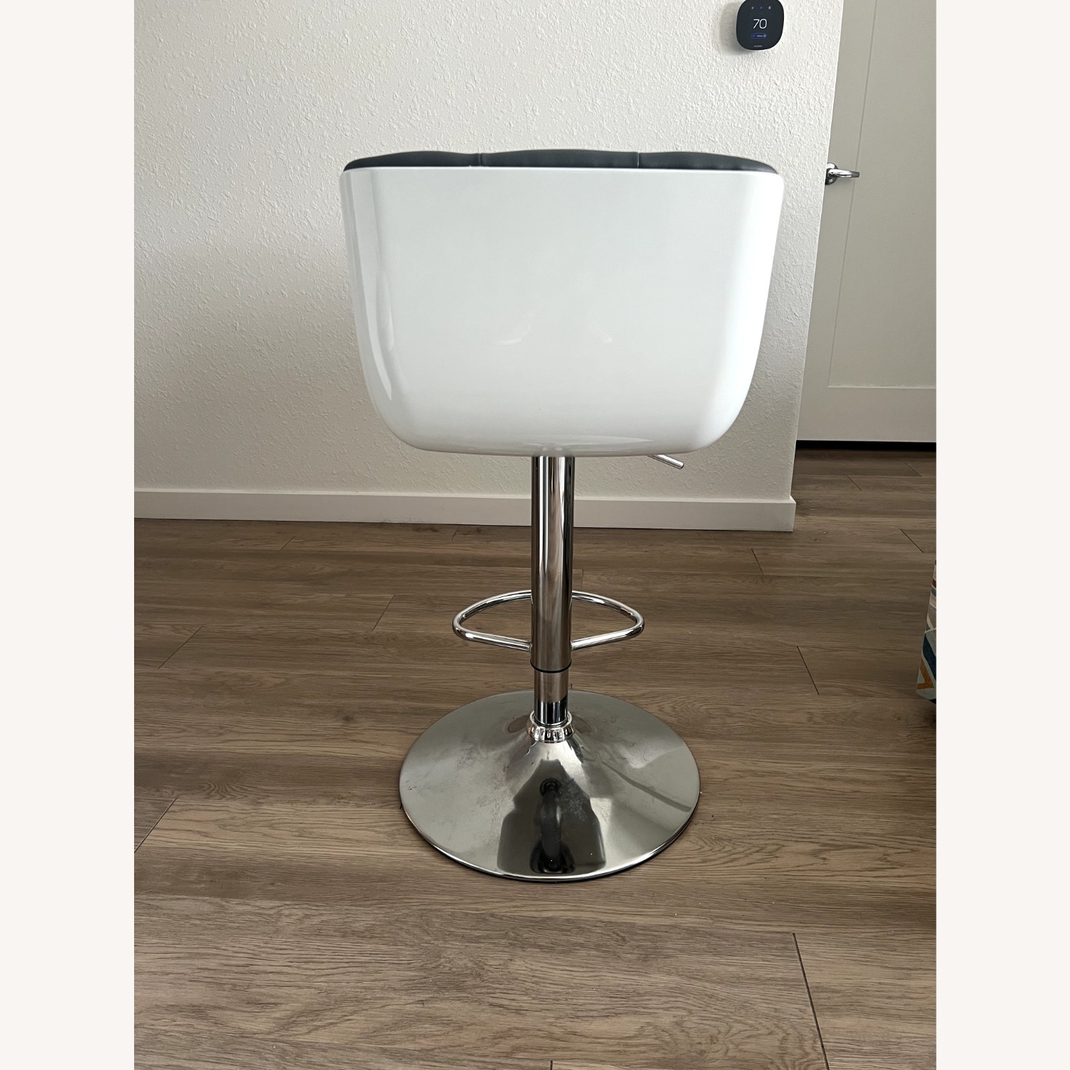 Rooms To Go Falsley Dark Gray Fabric Stools - image-4