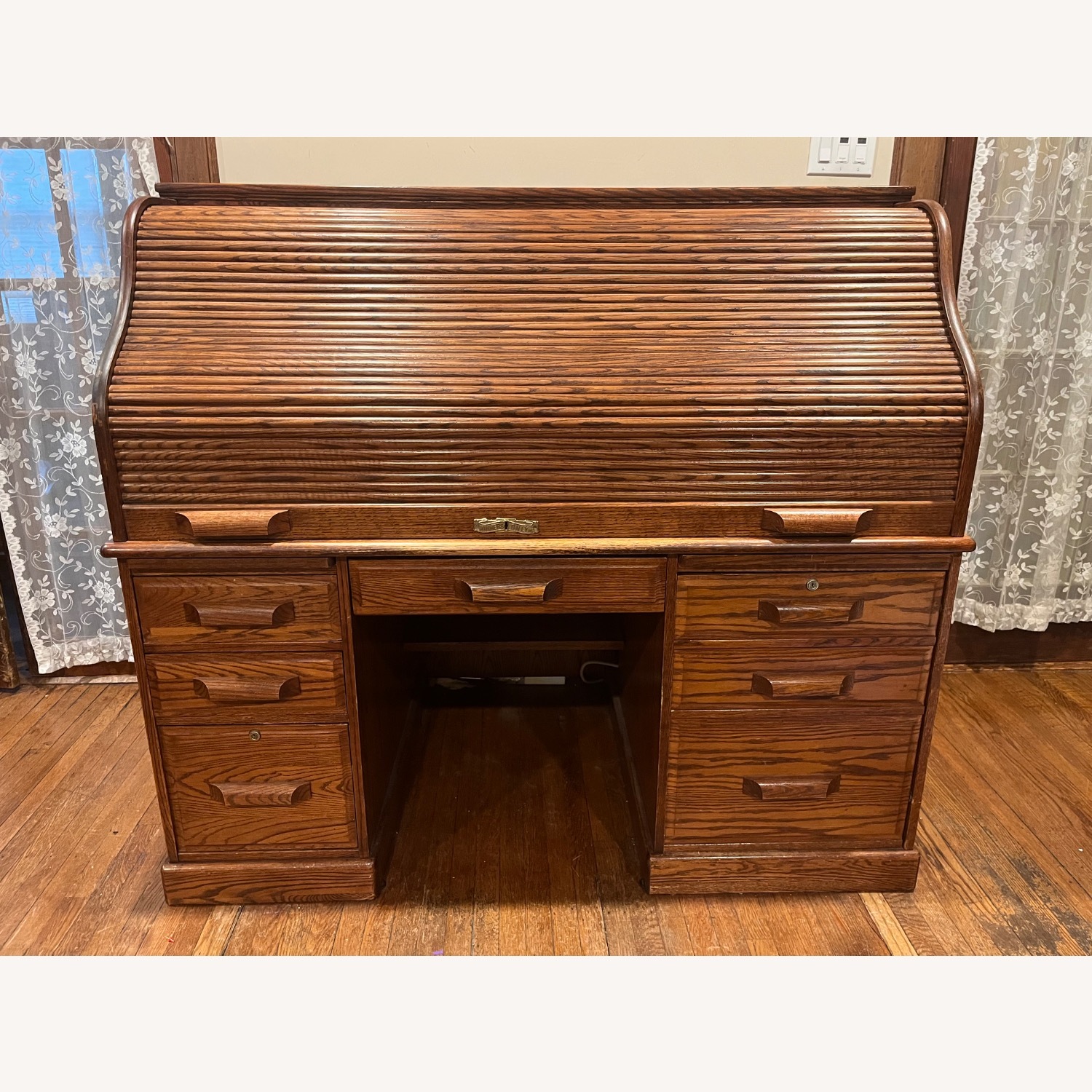 Winners Only Inc Dark Brown Wood Desk - image-4