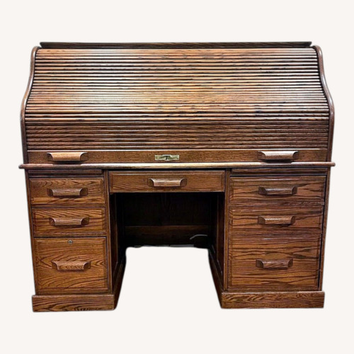 Used Winners Only Inc Dark Brown Wood Desk for sale on AptDeco
