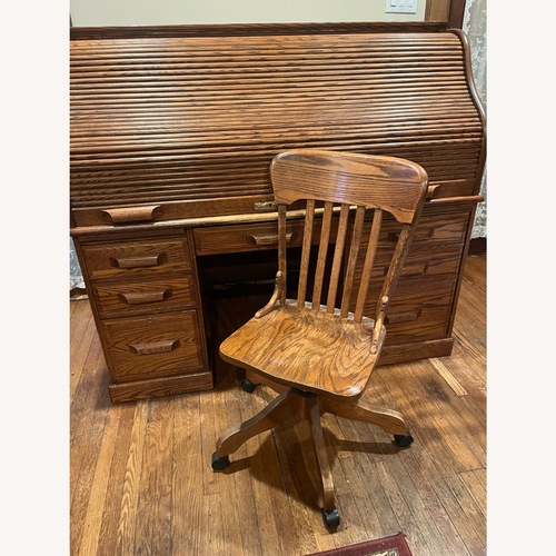 Used Winners Only Inc Dark Brown Wood Desk for sale on AptDeco