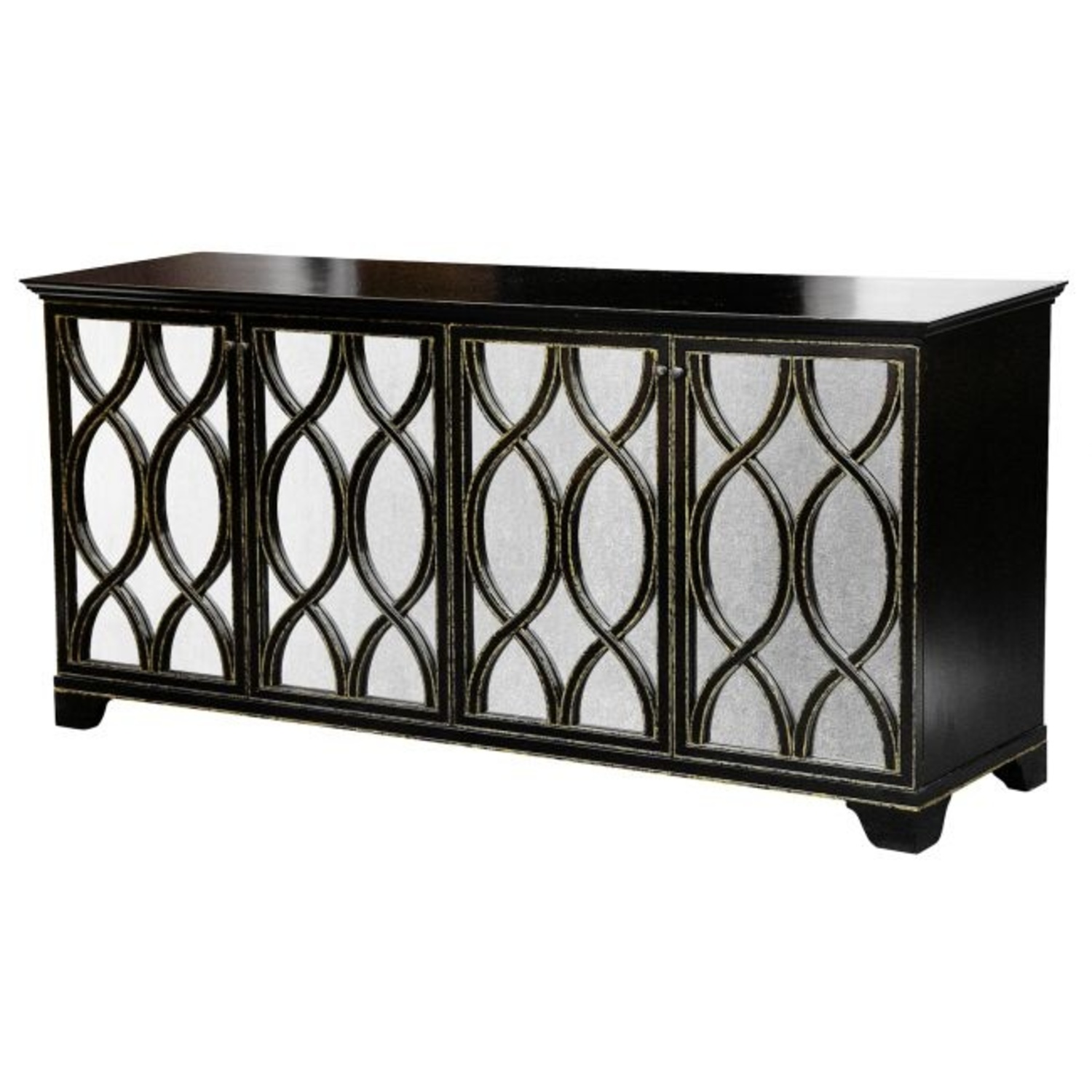 Oly Studio Black Wood Sideboard - image-4
