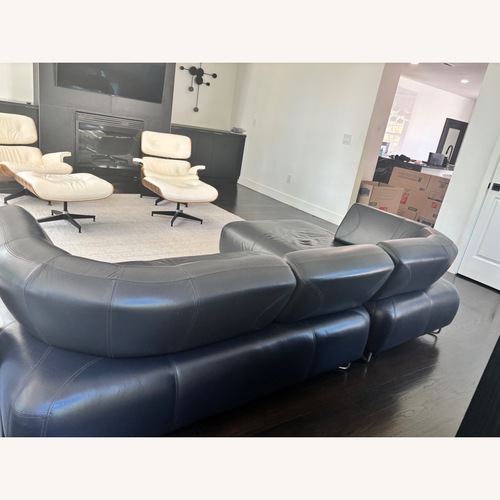 Used BoConcept Black 2 Piece Sectional for sale on AptDeco