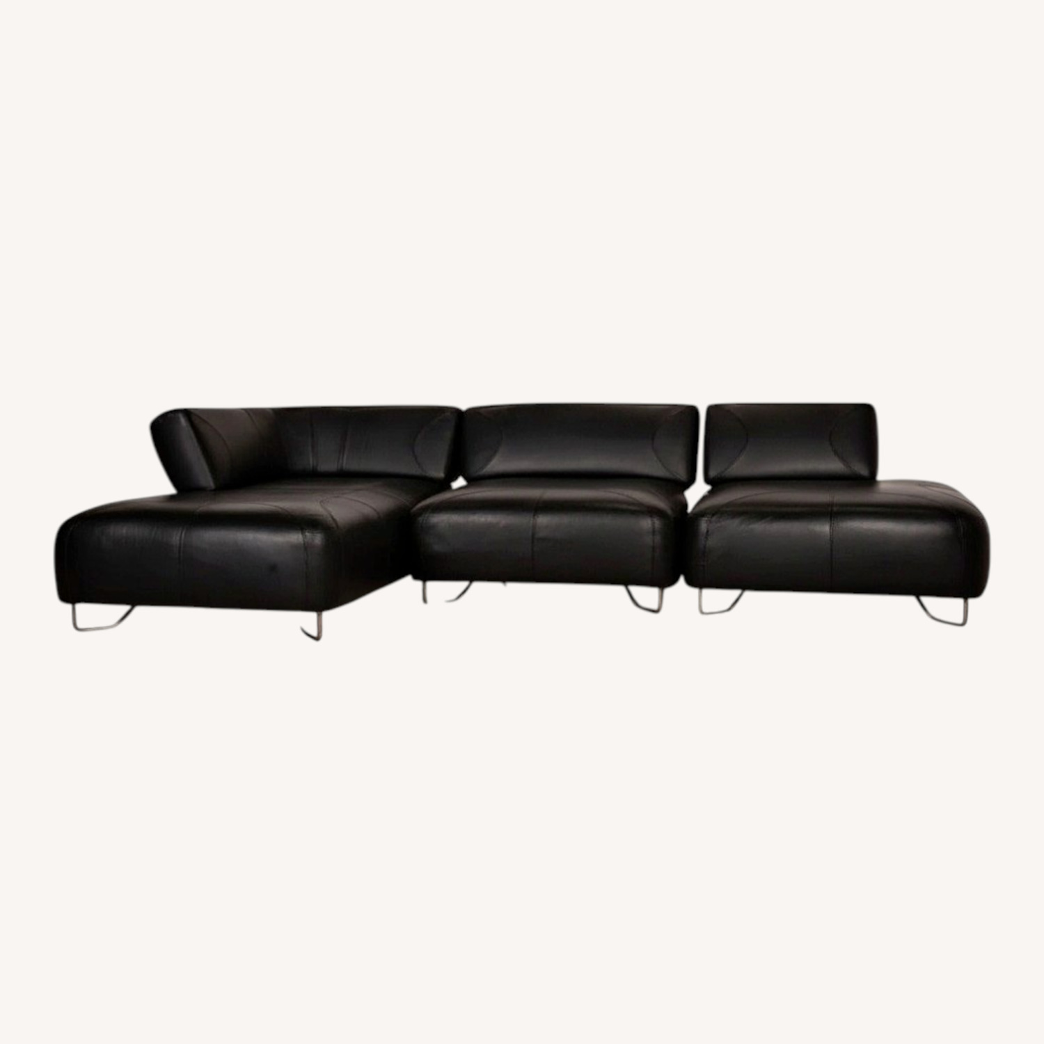 BoConcept Black 2 Piece Sectional - image-0