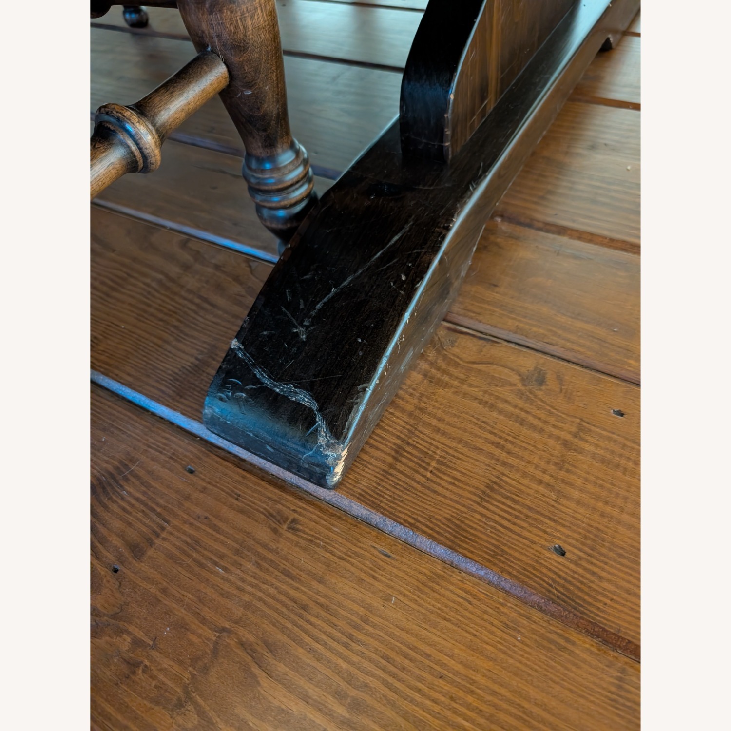Vermont Furniture Dark Brown Wood Dining Table - image-4