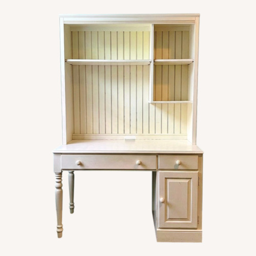 Used Ethan Allen Country Colors White Wood Desk for sale on AptDeco