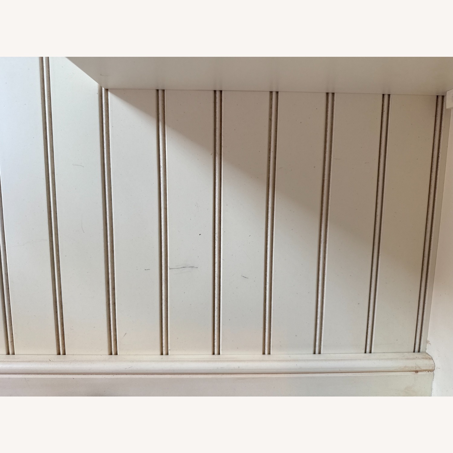 Ethan Allen Country Colors White Wood Desk - image-1