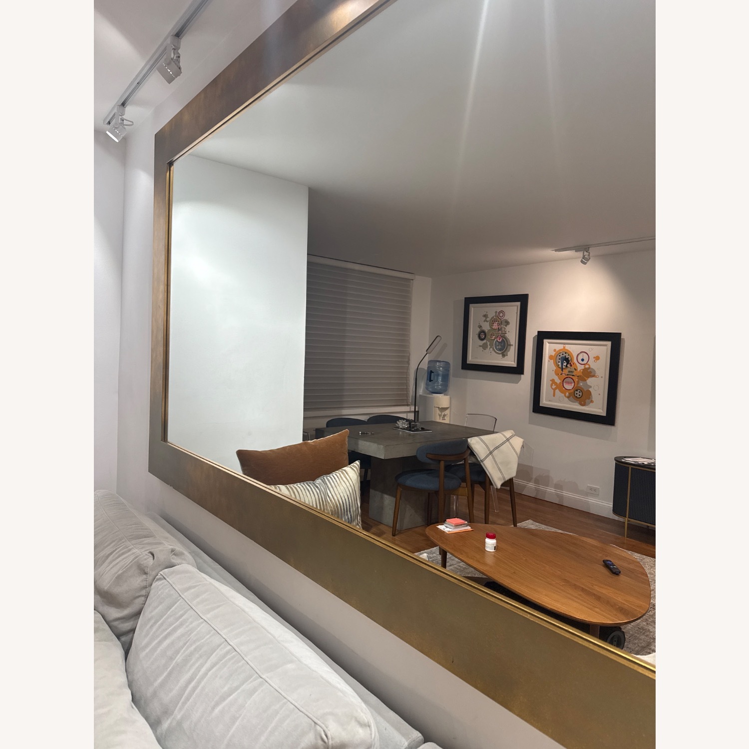 Vintage/Antique Gold Wall Mirror - image-3