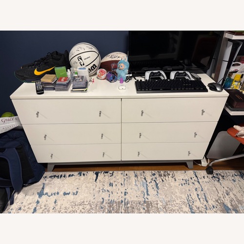 Used Room & Board Copenhagen White Wood Dresser for sale on AptDeco