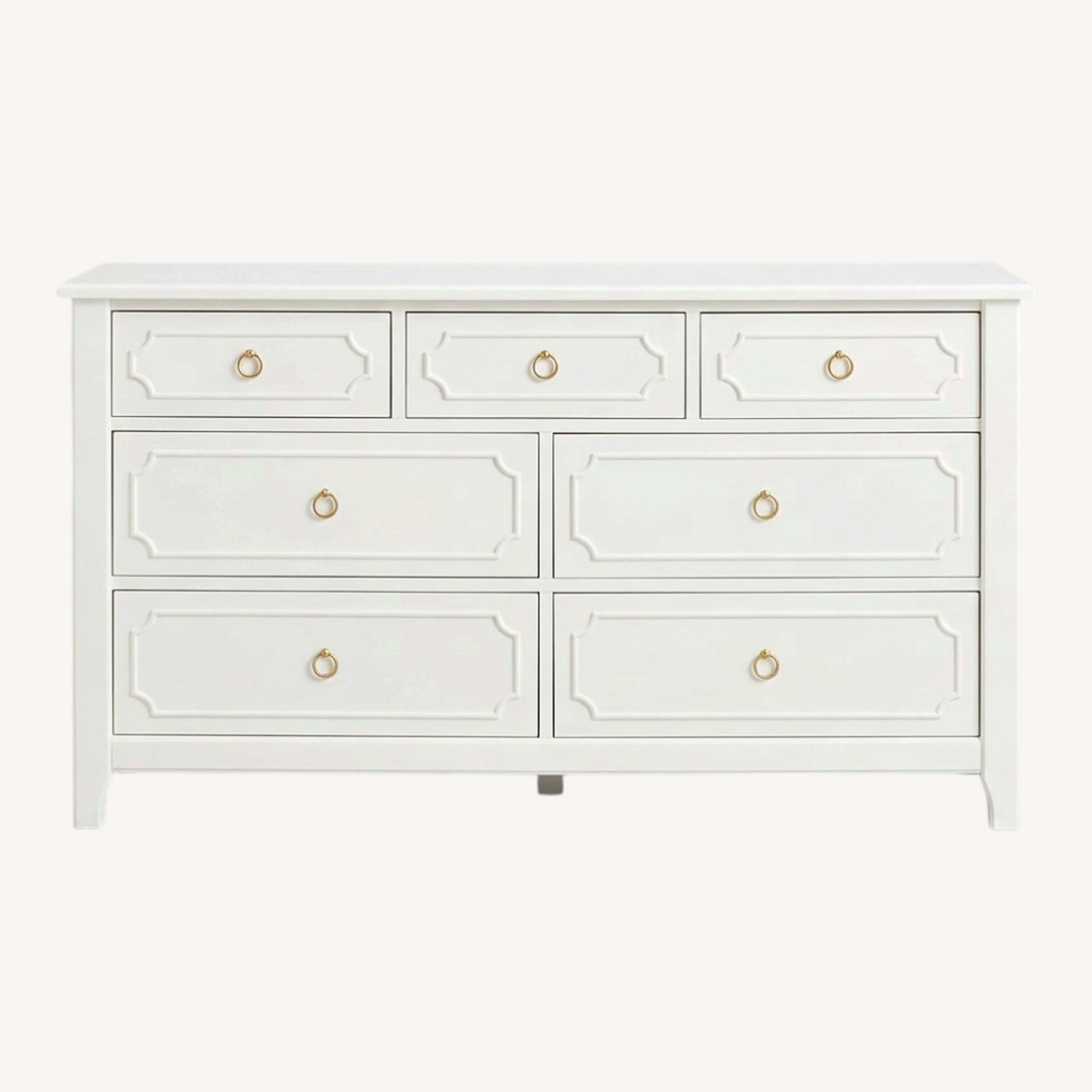 Pottery Barn Teen Ava Regency White Wood Dresser - image-0
