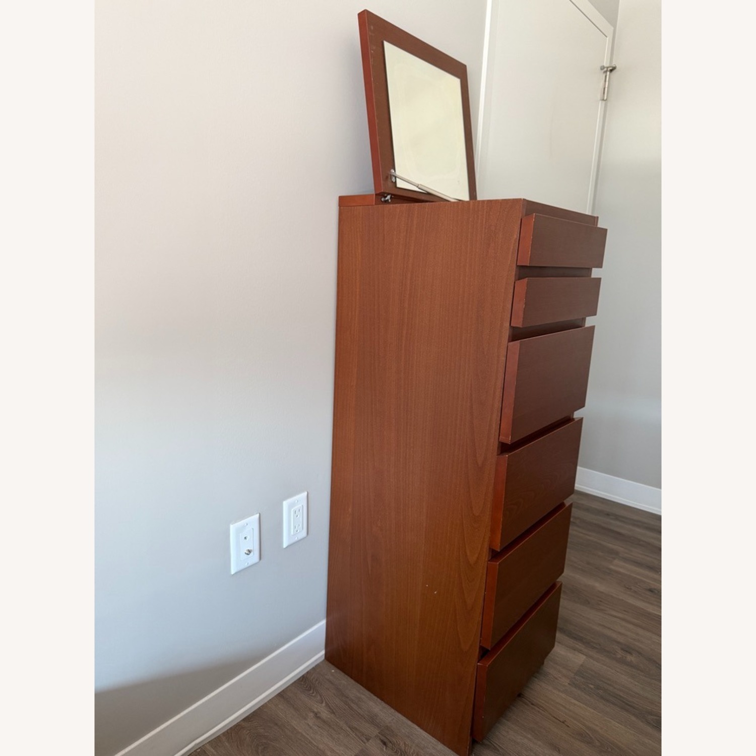 IKEA 6-Drawer Dresser with Flip-Top Mirror  - image-11