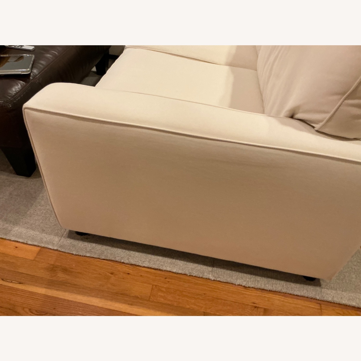Pottery Barn White Fabric 3+ Piece Sectional - image-10