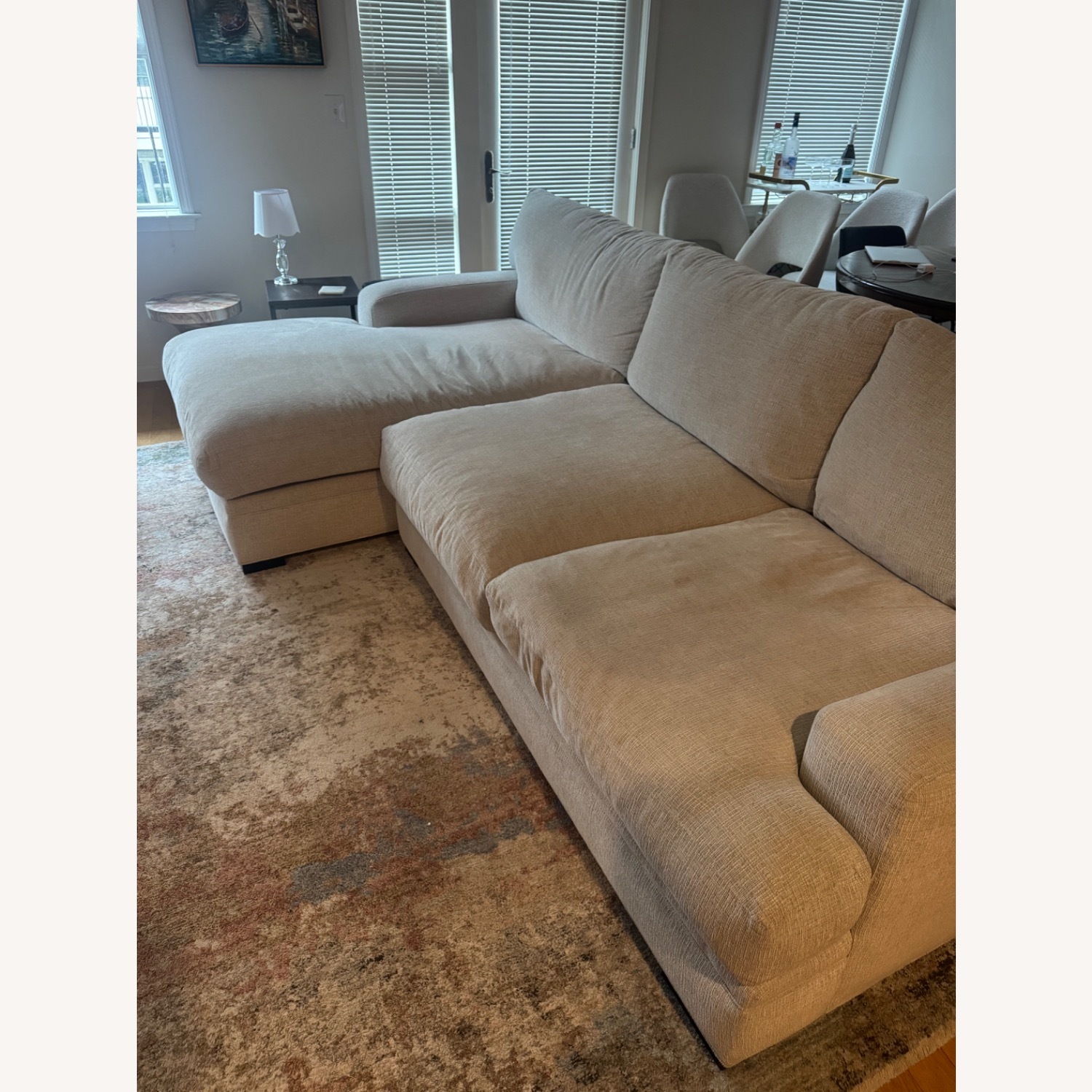 Raymour & Flanigan Bayside Natural 2 Piece Sectional - image-3