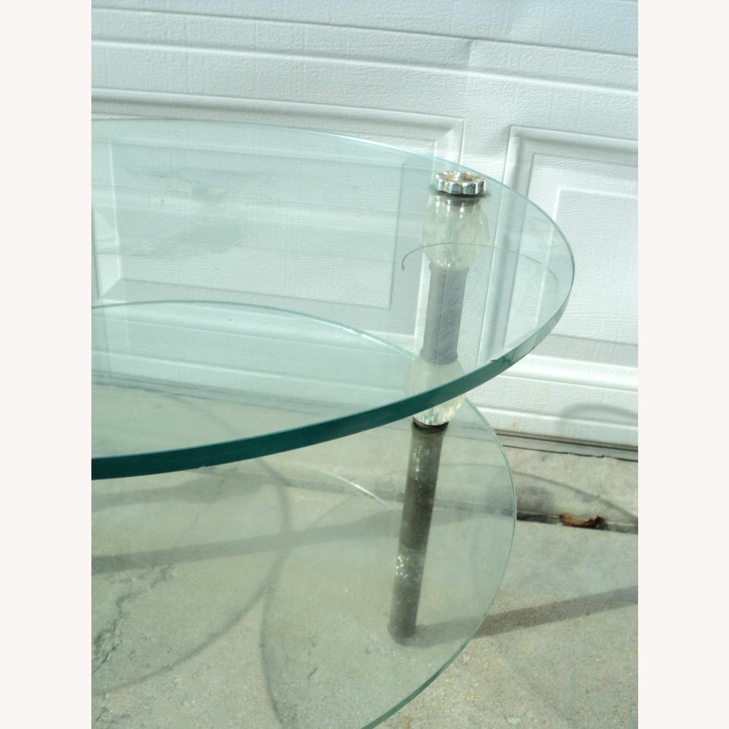 70s Italian 3-Piece Glass Table Set - image-19