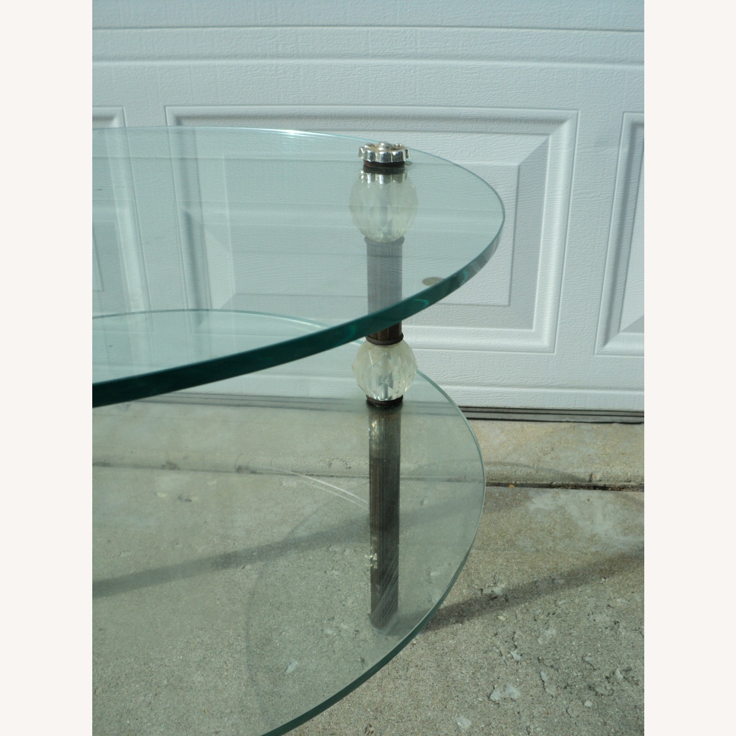 70s Italian 3-Piece Glass Table Set - image-16