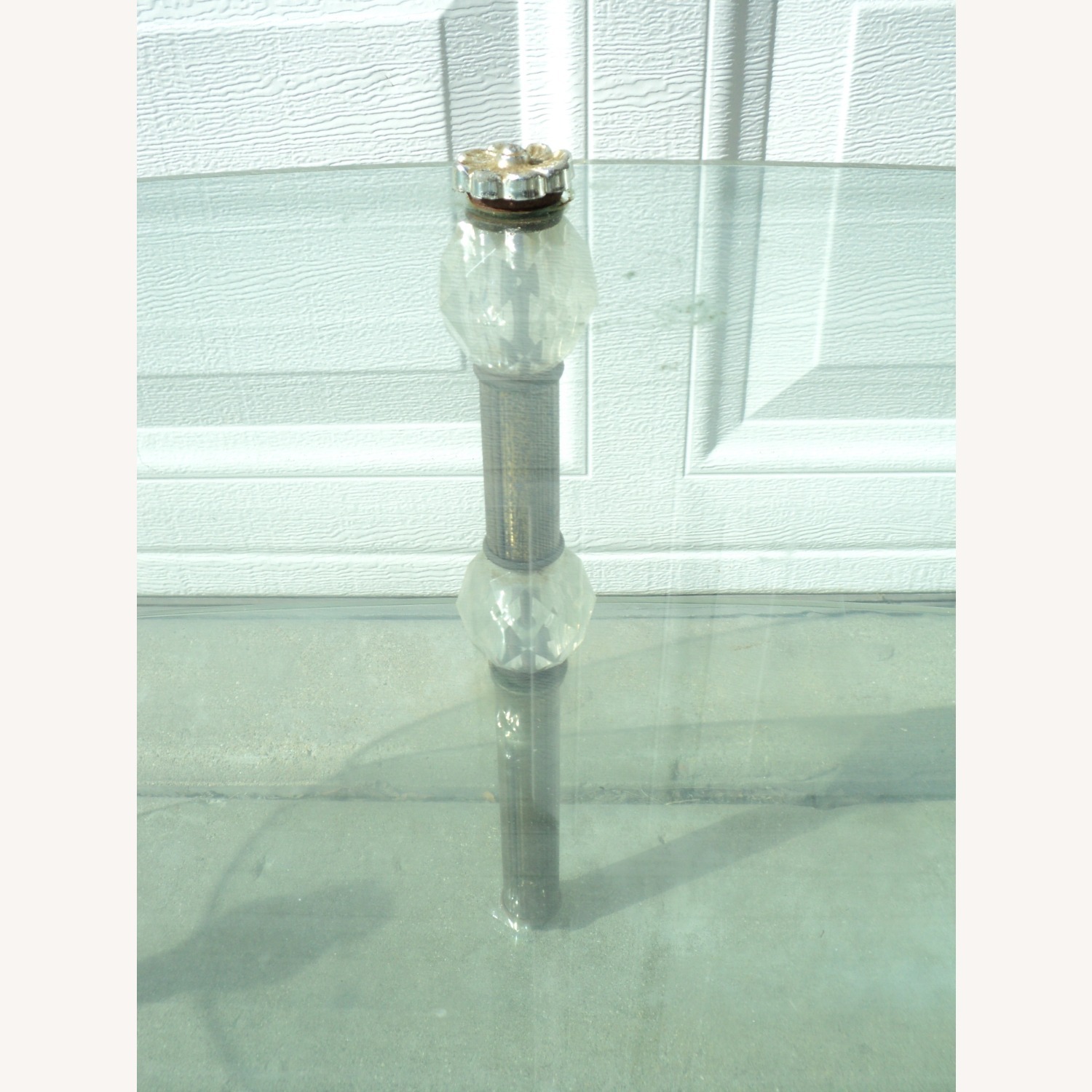 70s Italian 3-Piece Glass Table Set - image-5