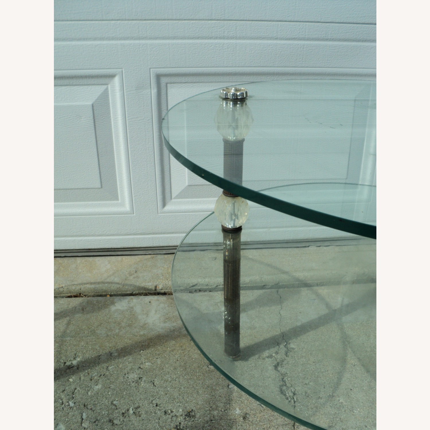 70s Italian 3-Piece Glass Table Set - image-17