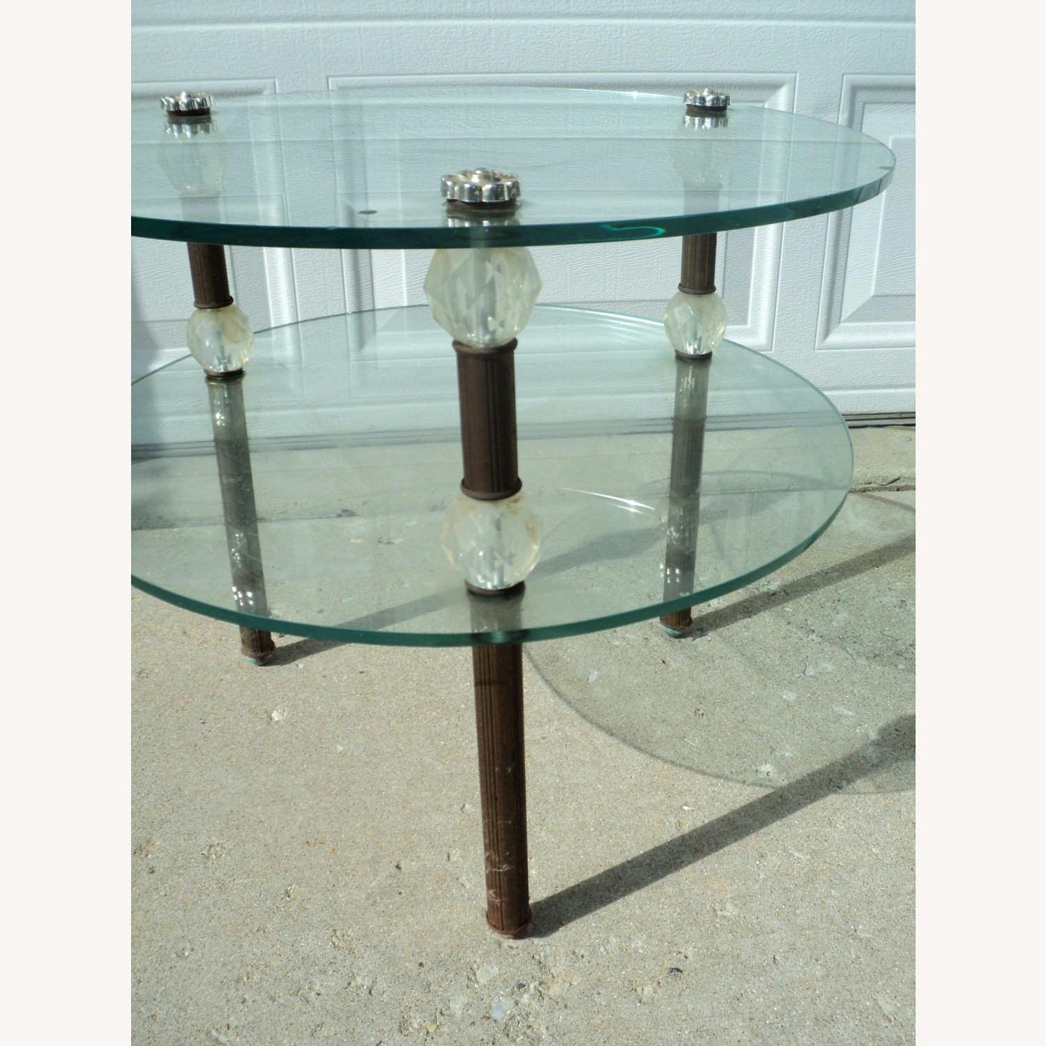 70s Italian 3-Piece Glass Table Set - image-15
