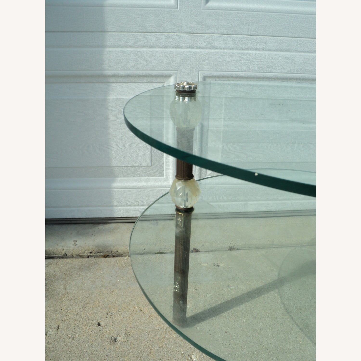 70s Italian 3-Piece Glass Table Set - image-14
