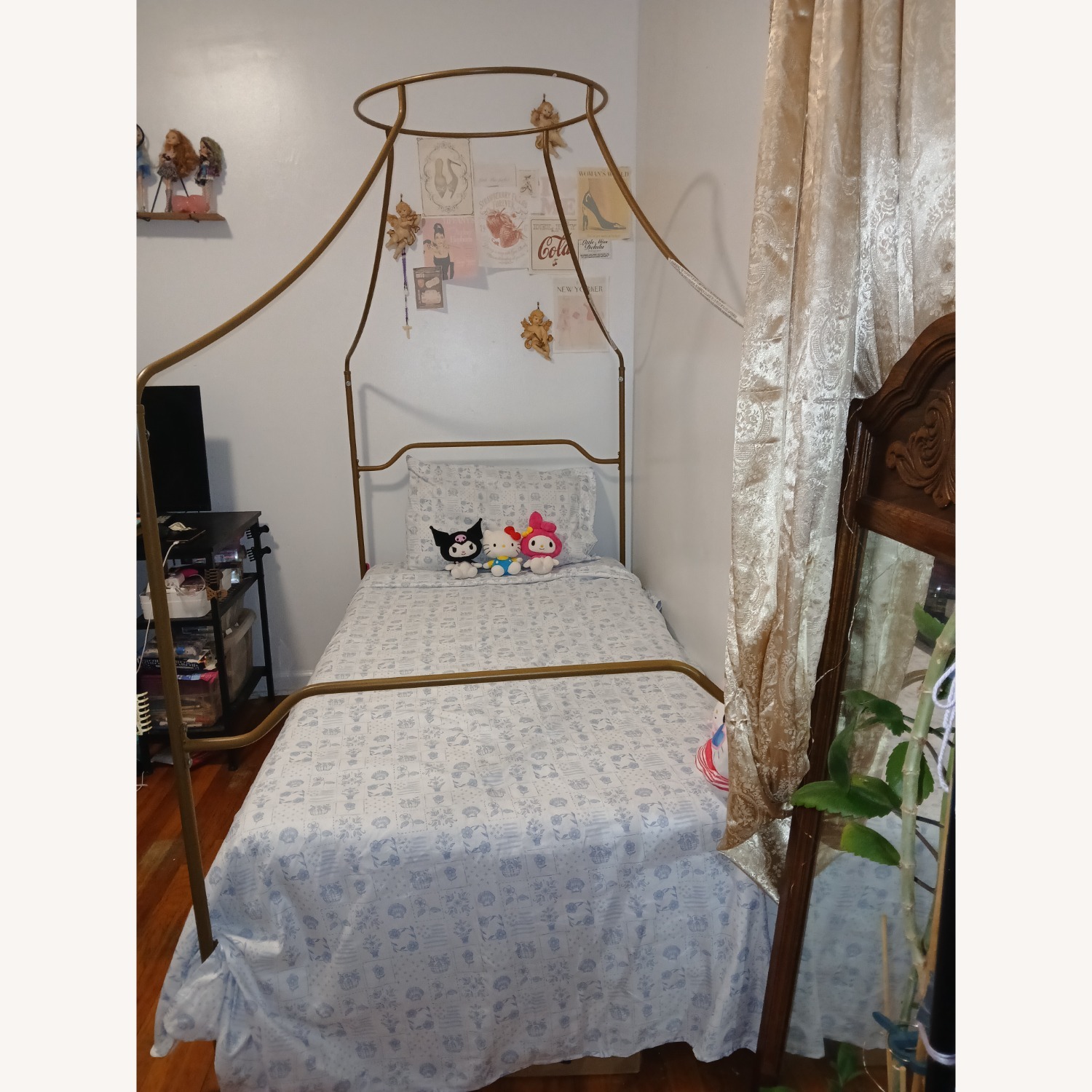 Wayfair Gold Metal Twin Bed - image-4