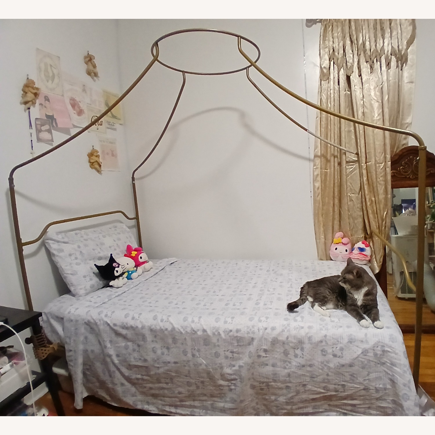 Wayfair Gold Metal Twin Bed - image-2
