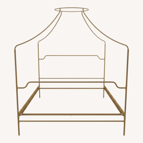 Used Wayfair Gold Metal Twin Bed for sale on AptDeco