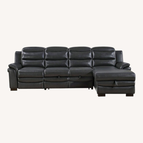 Used Global Furniture USA Black 3+ Piece Sectional for sale on AptDeco