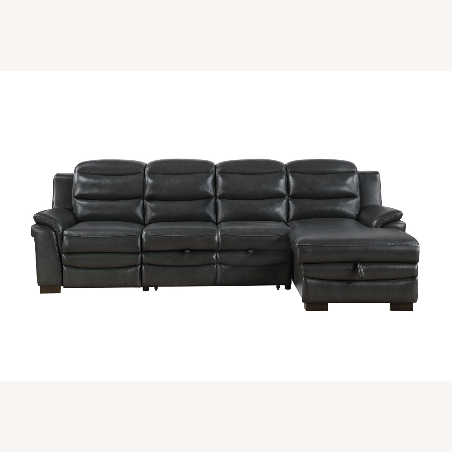Global Furniture USA Black 3+ Piece Sectional - image-5