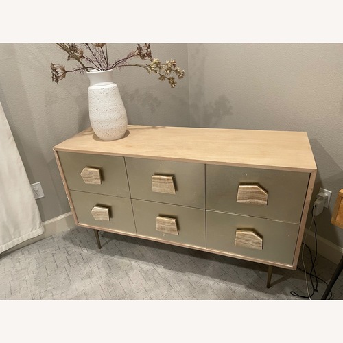 Used West Elm Roar + Rabbit Jeweled 6-Drawer Dresser for sale on AptDeco