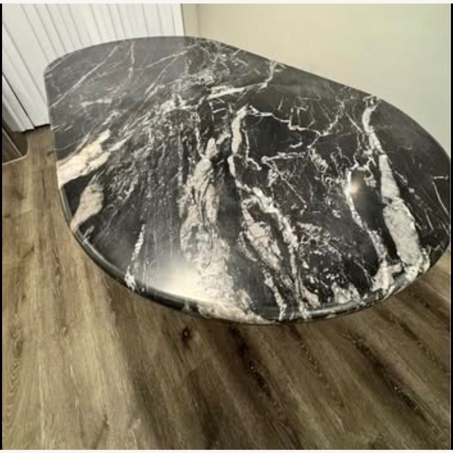 AllModern Black Marble Dining Set - image-3