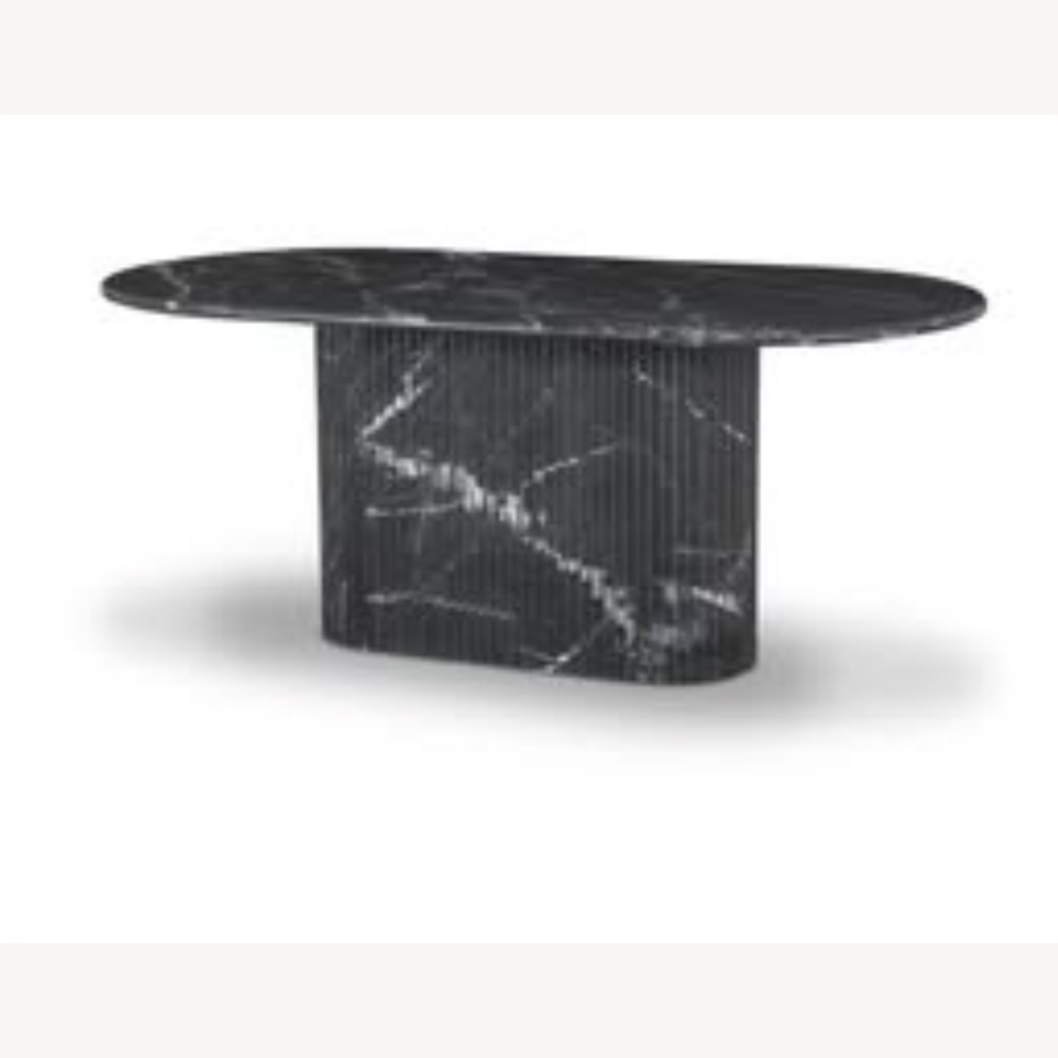 AllModern Black Marble Dining Set - image-1