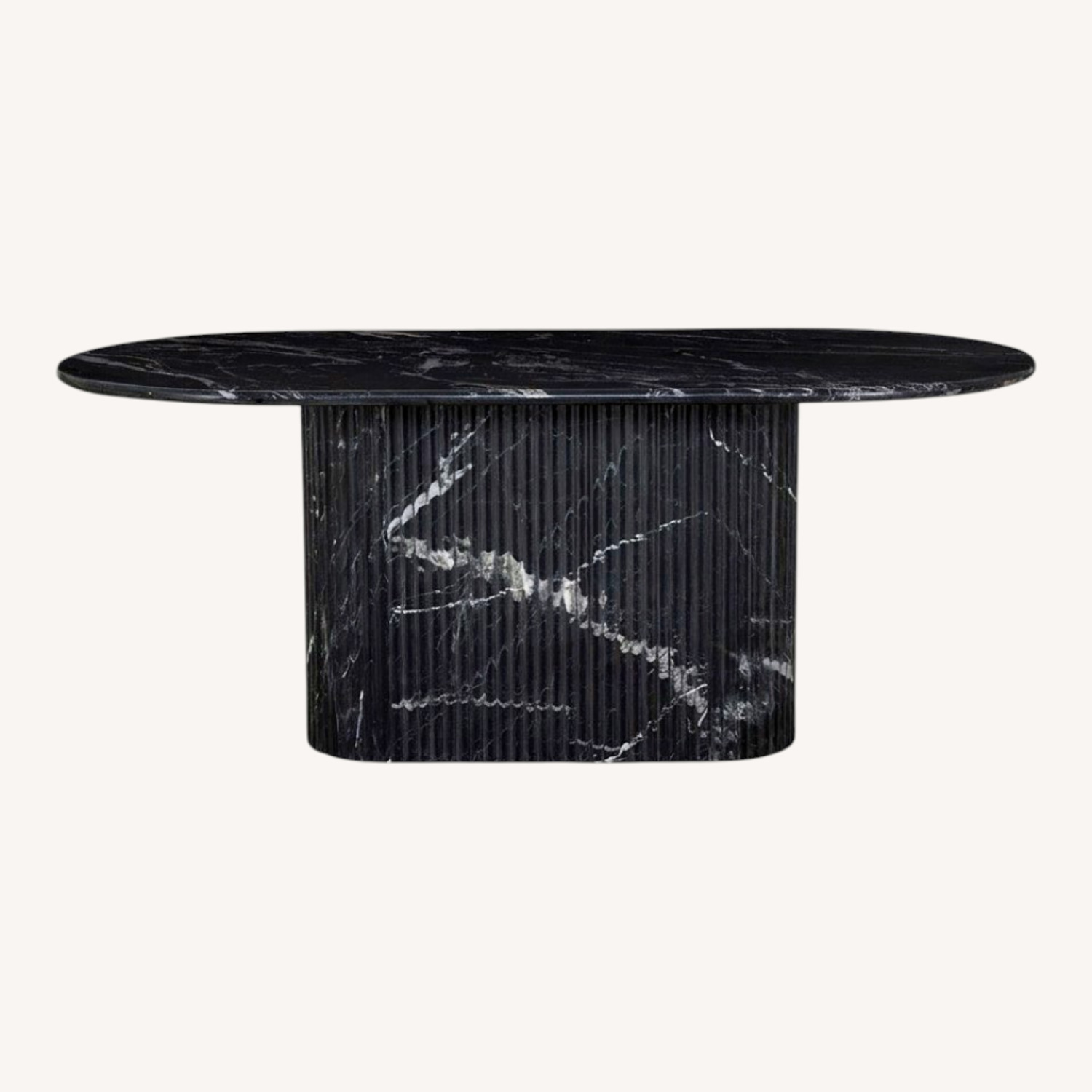 AllModern Black Marble Dining Set - image-0