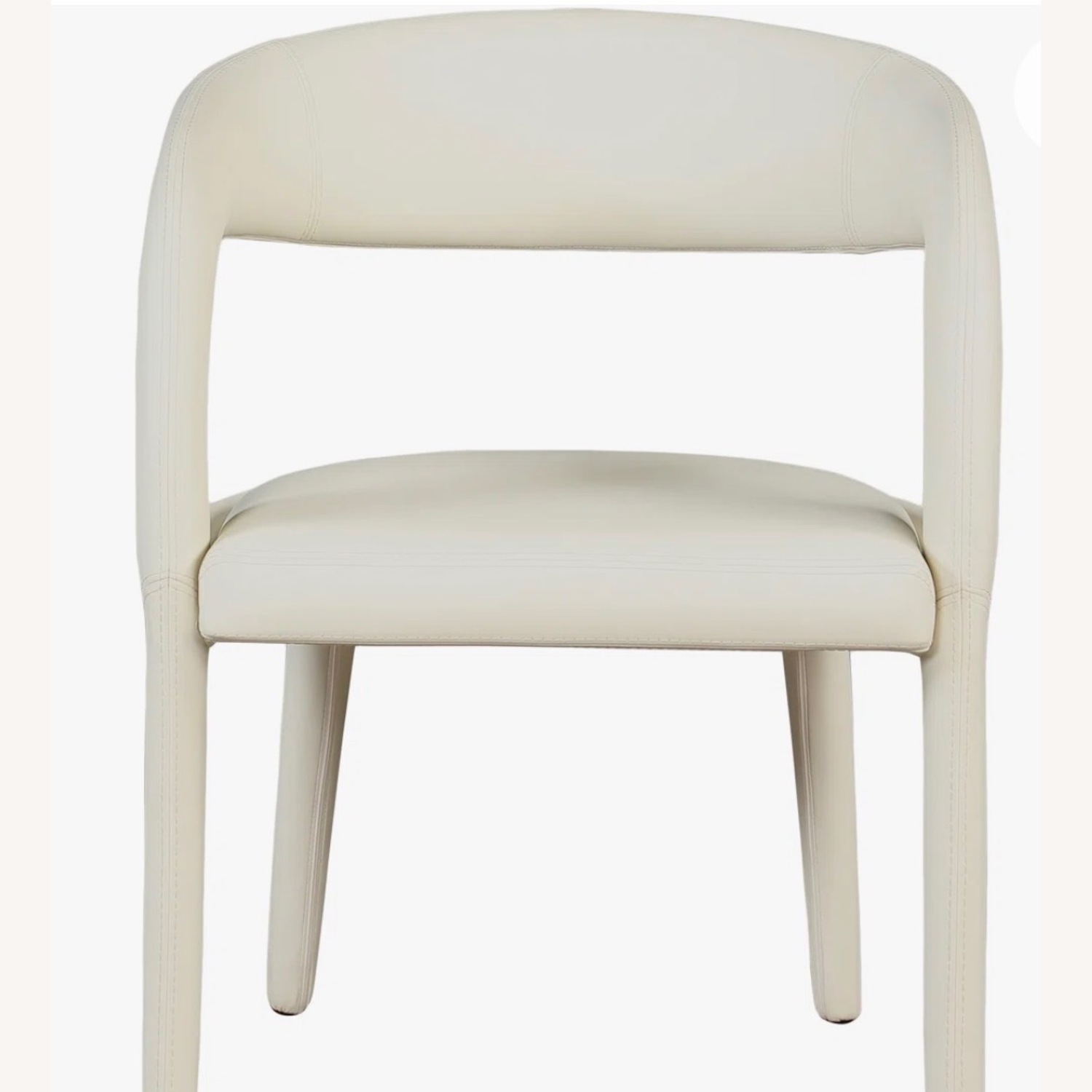Amazon White Leather Dining Chairs - image-3