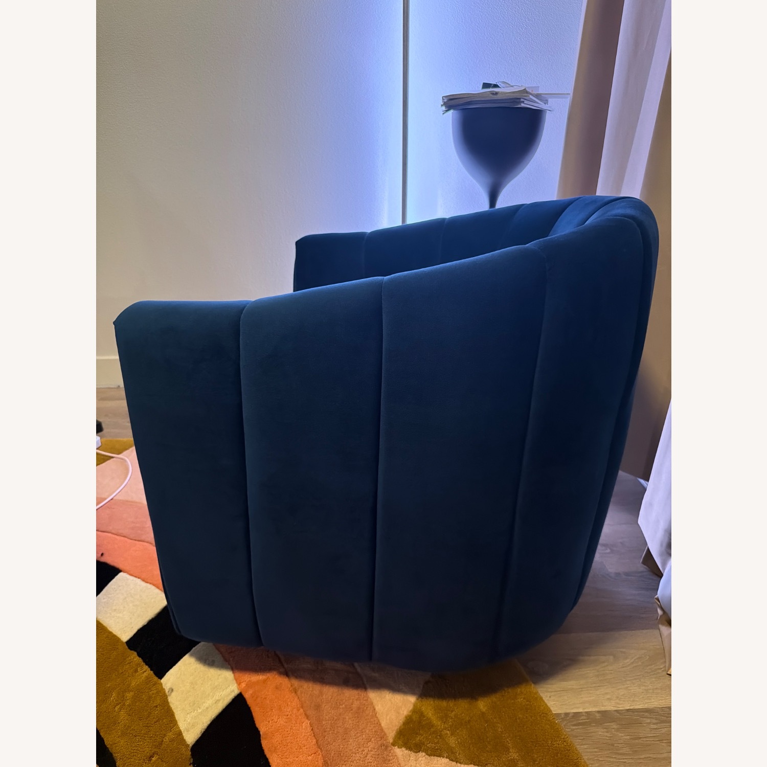 Wayfair Mercer41 Blue Velvet Accent Chairs - image-3