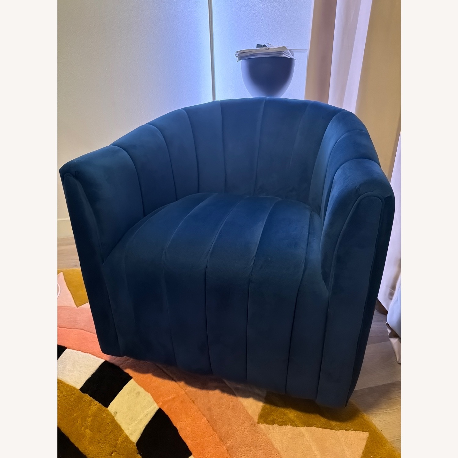 Wayfair Mercer41 Blue Velvet Accent Chairs - image-2