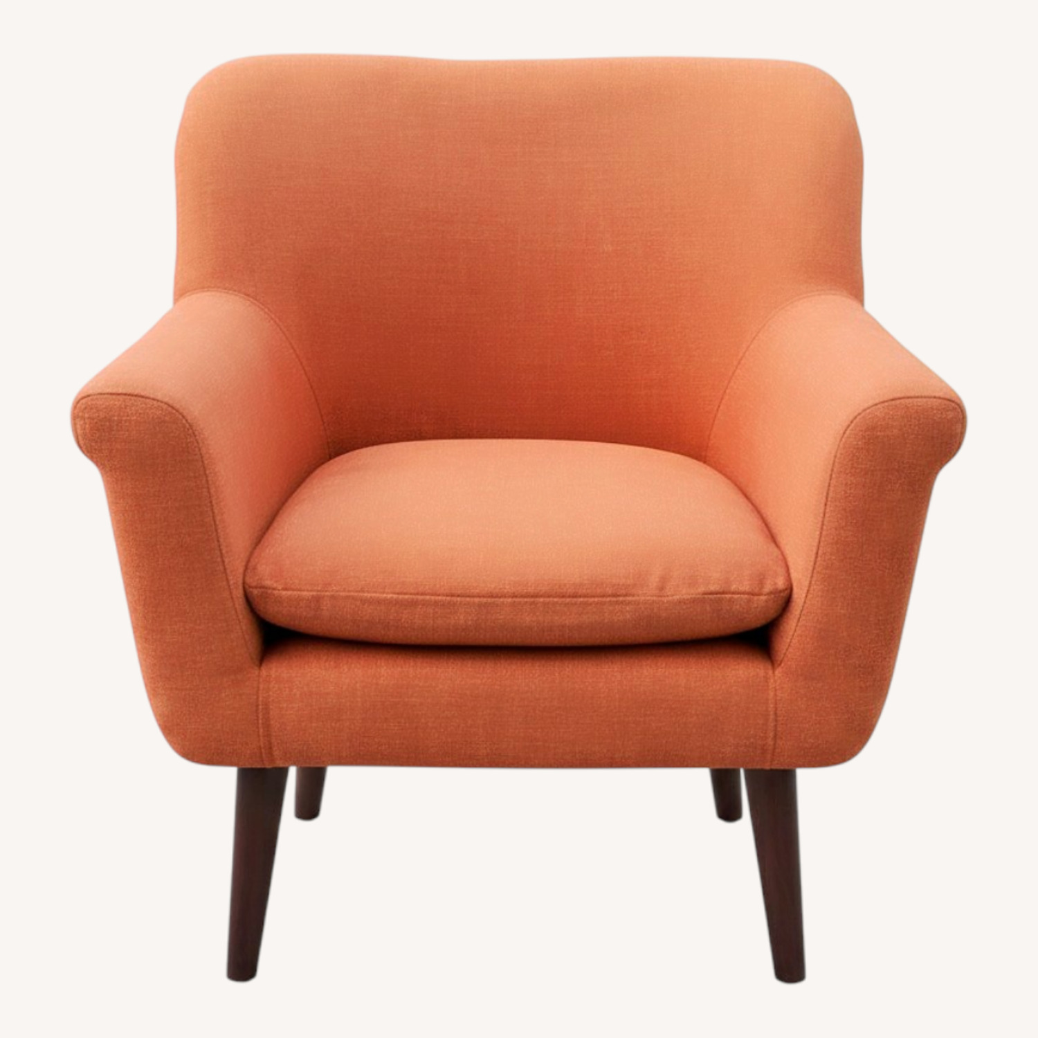 MCM Orange Accent Chair - image-0