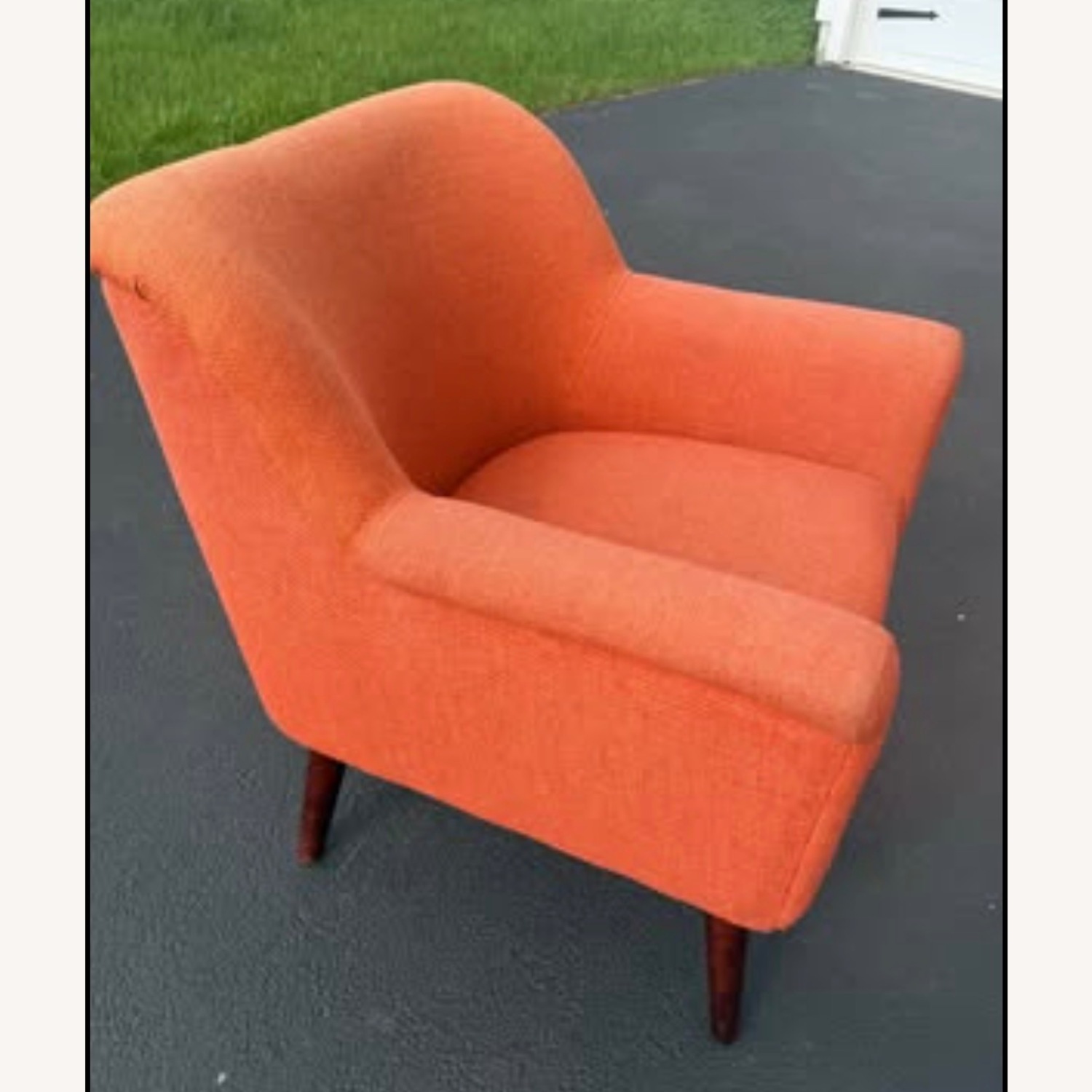 MCM Orange Accent Chair - image-2