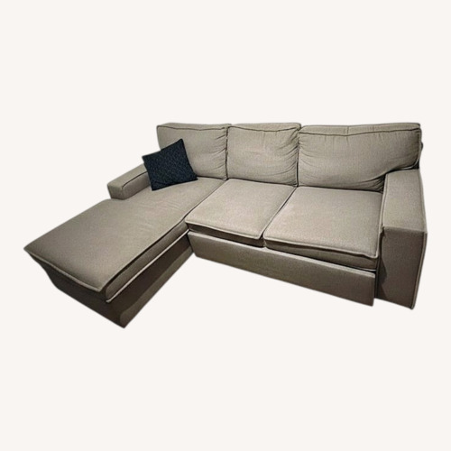 Used Bob's Discount Furniture 2 Piece Sectional for sale on AptDeco