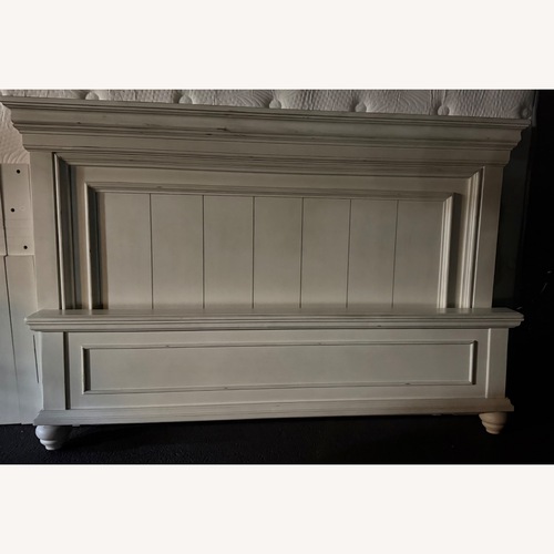 Used Ashley Furniture Kanwyn White Queen Bed for sale on AptDeco