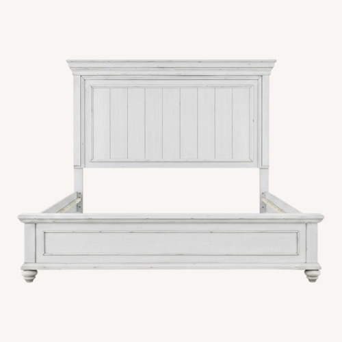 Used Ashley Furniture Kanwyn White Queen Bed for sale on AptDeco